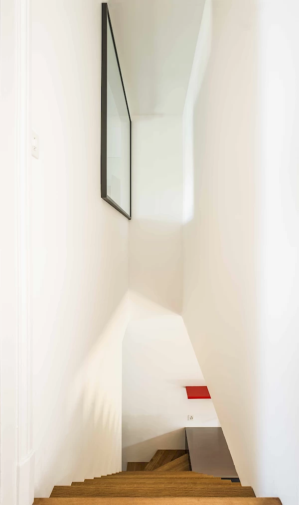 Innenansicht Treppe 2. zu 3. OG