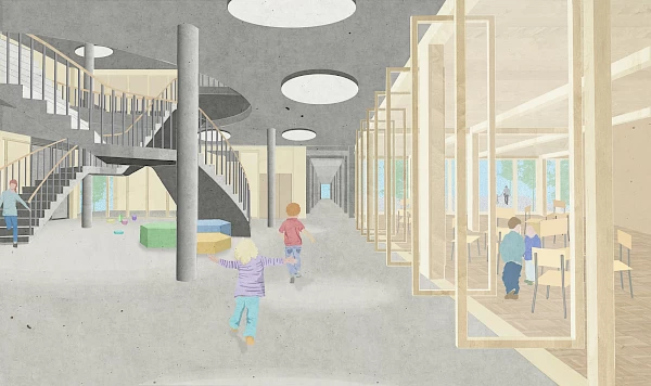 Visualisierung Eingangshalle